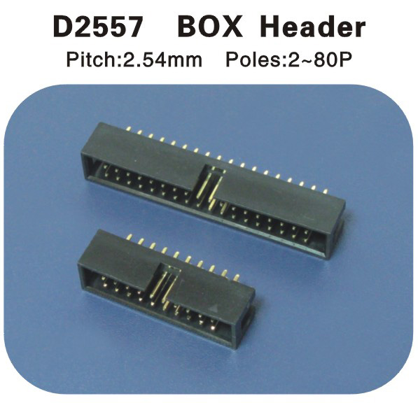 BOX Header 2.54簡牛（niú） D2557